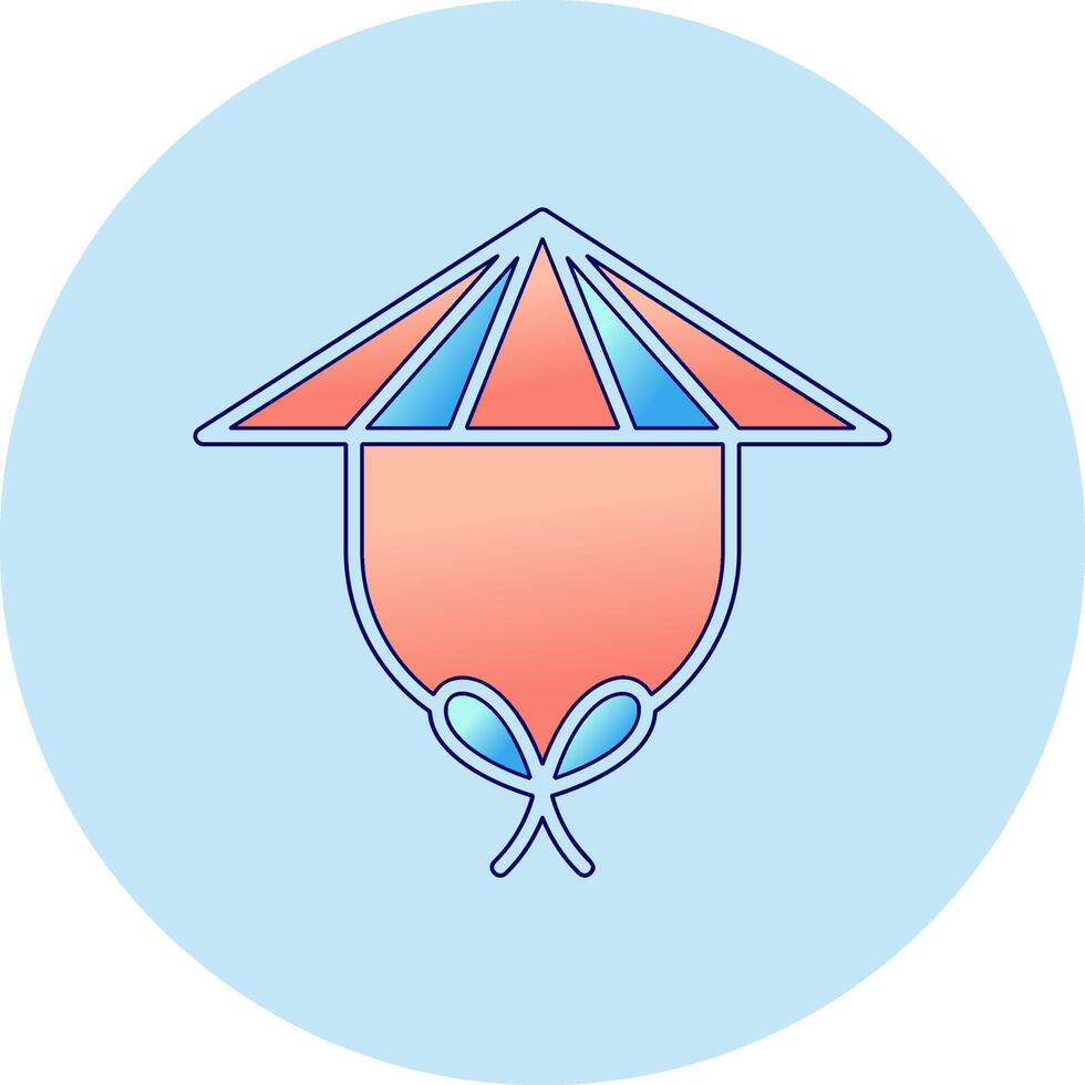 Chinese Hat Vector Icon