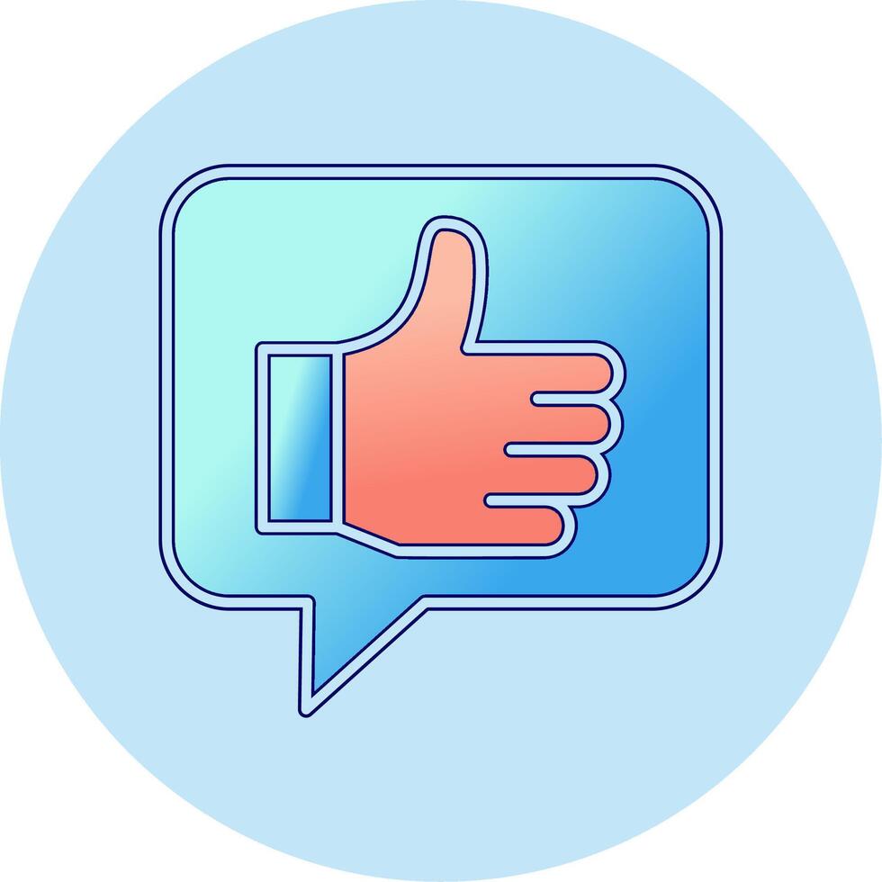 Thumbs Up Vector Icon