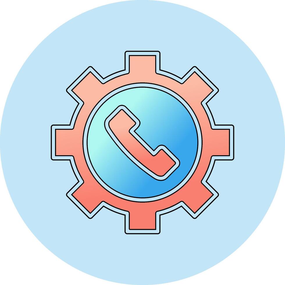 icono de vector de soporte técnico