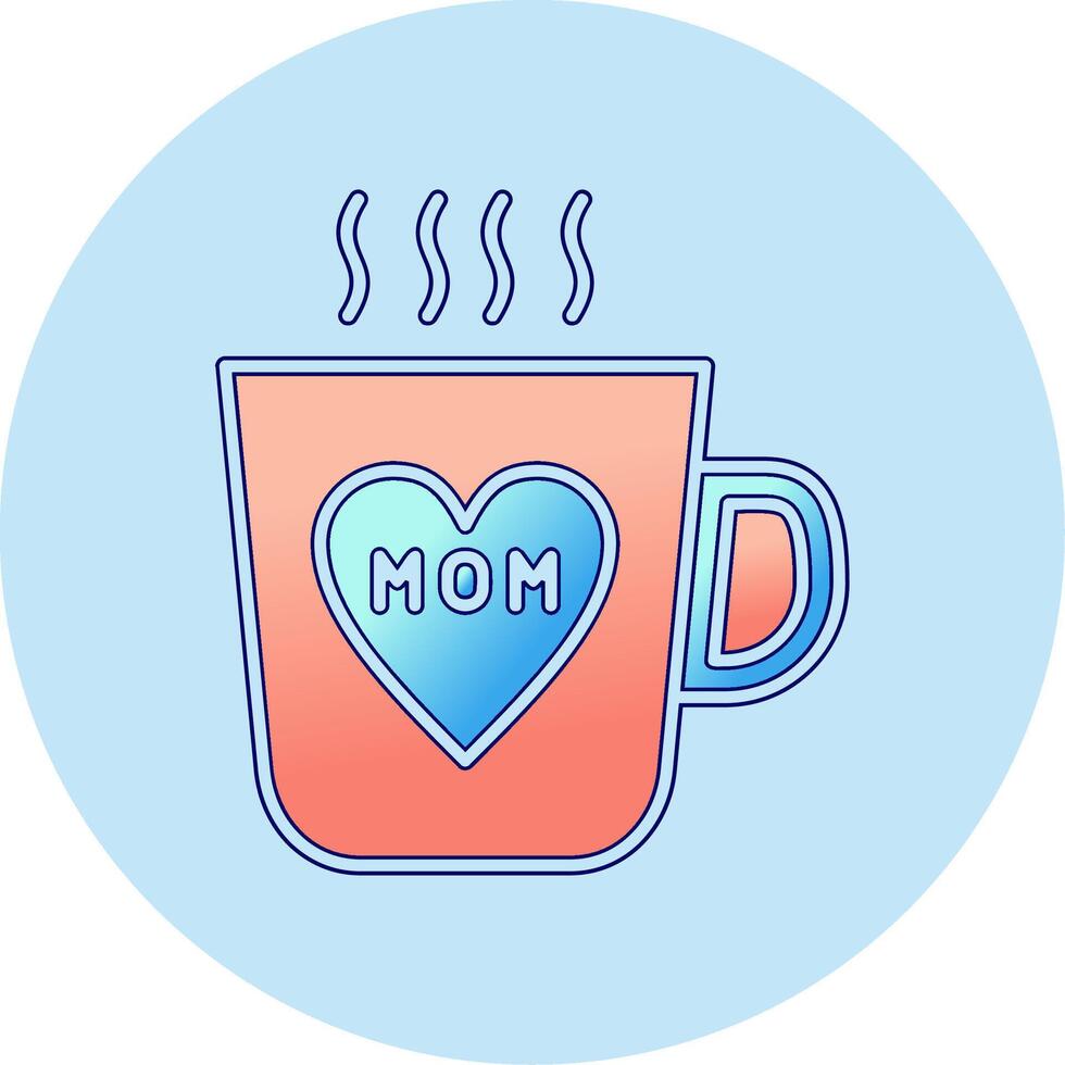 icono de vector de taza de café