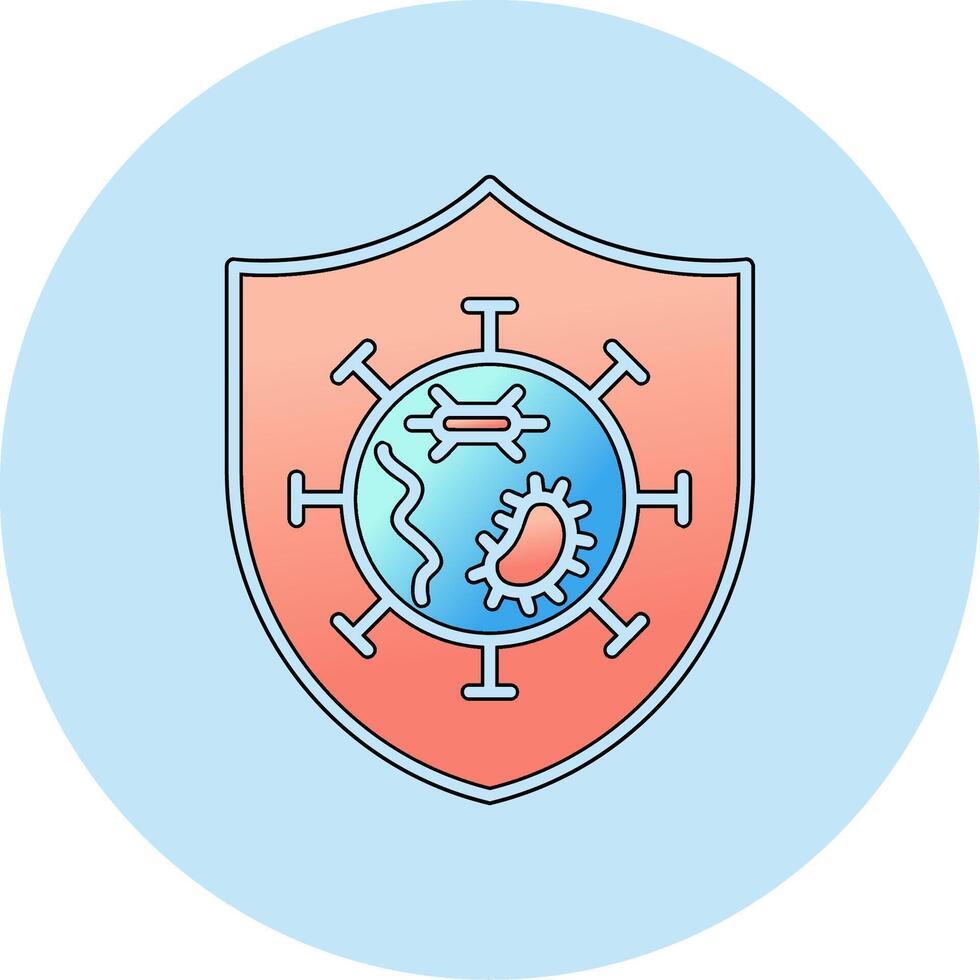 Germs Protected Vector Icon