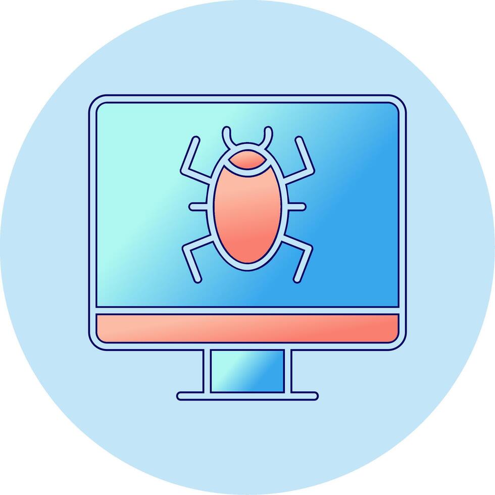 Computer Virus Vector Icon
