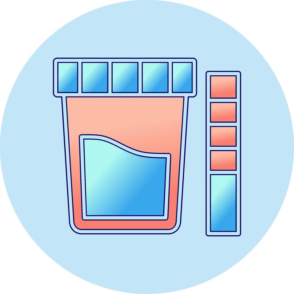 Urine Test Vector Icon