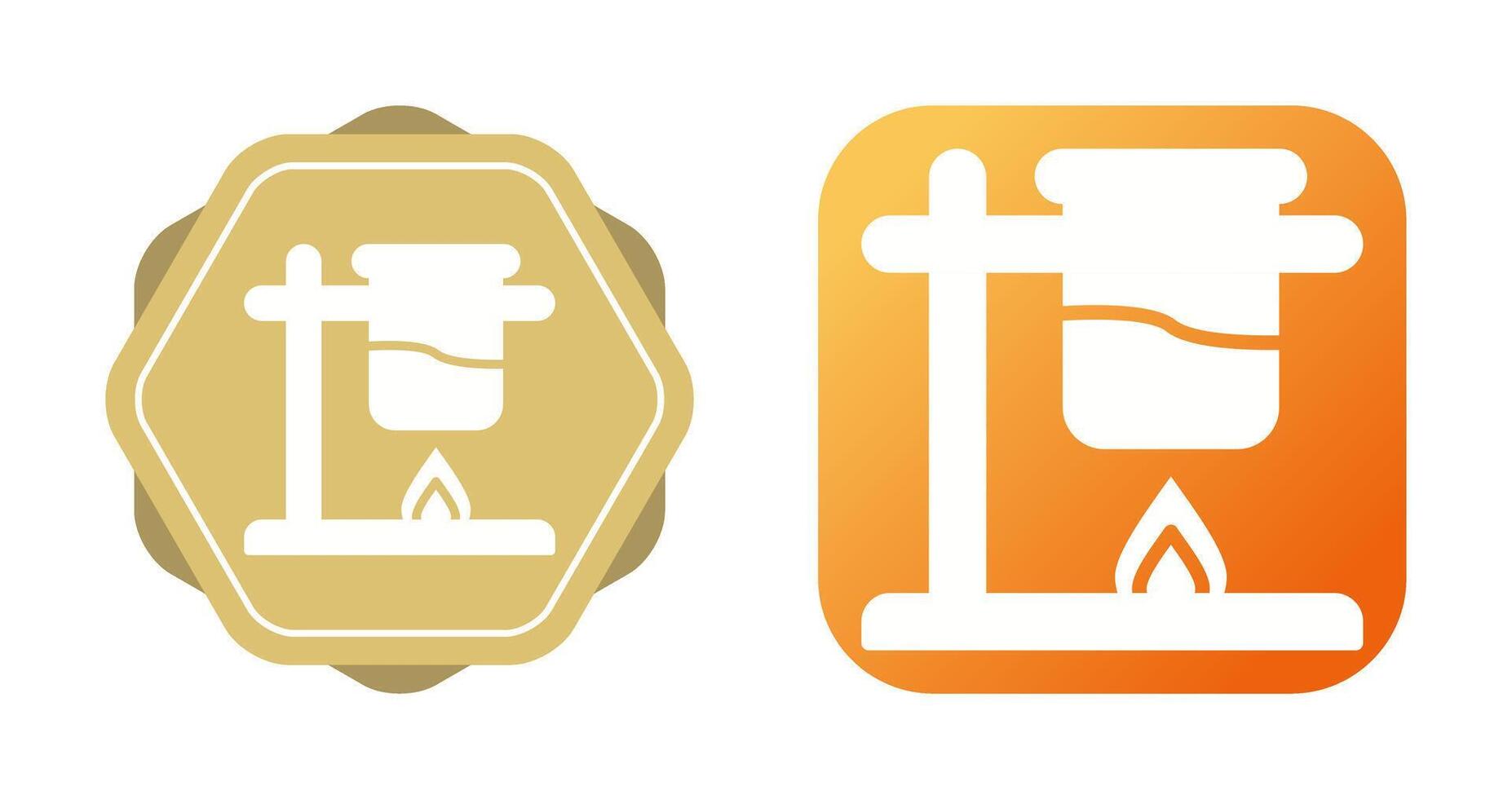 Bunsen Burner Vector Icon