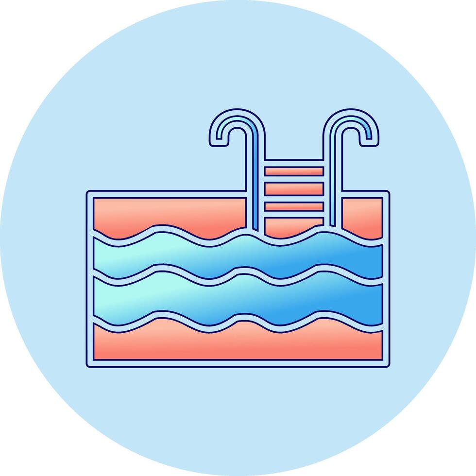 icono de vector de piscina