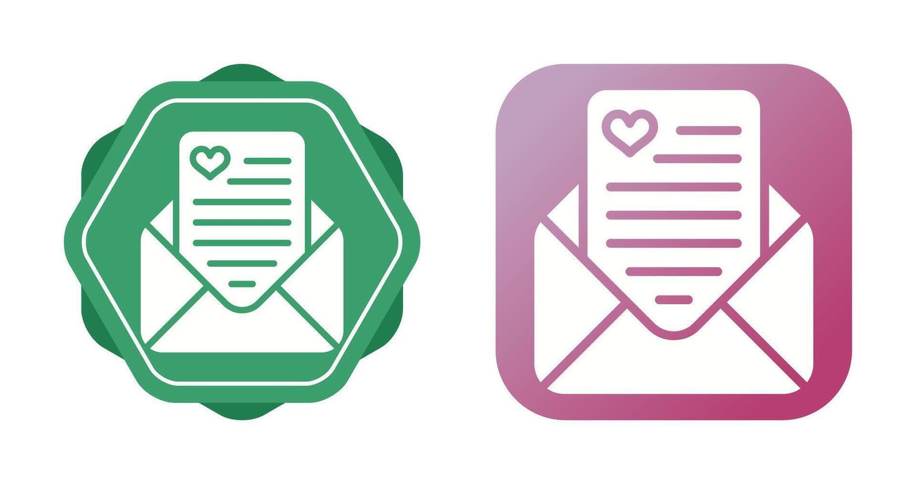 Love letter Vector Icon