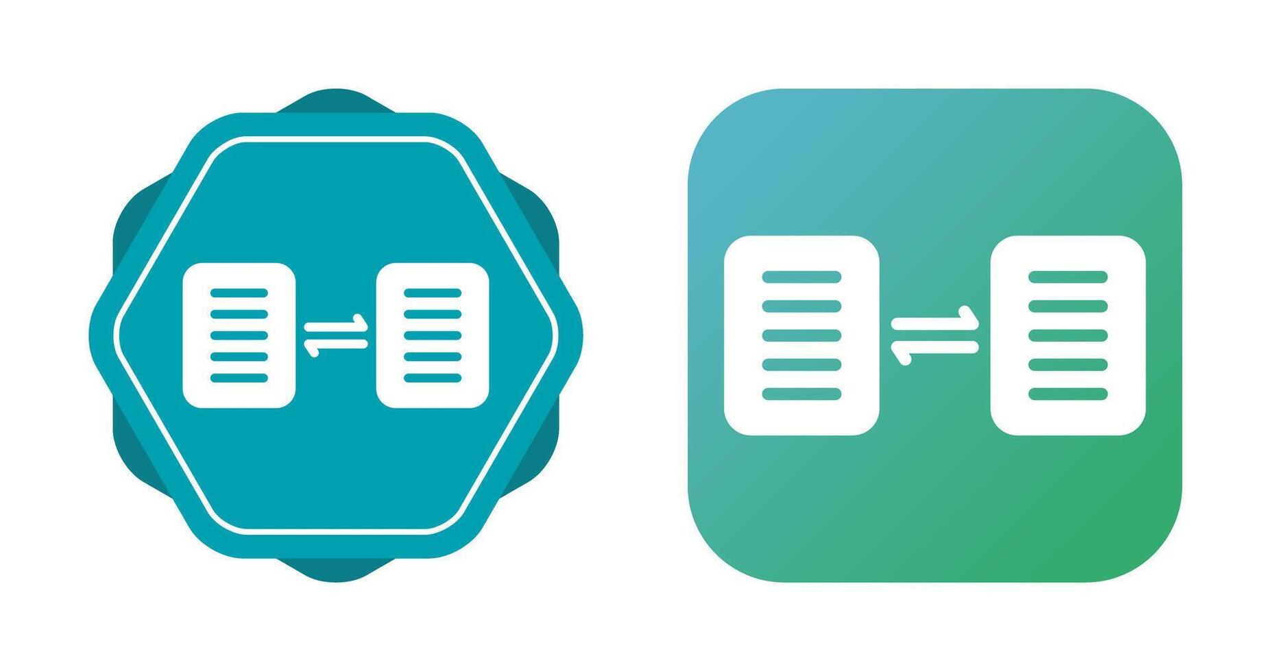 Document Sharing Vector Icon