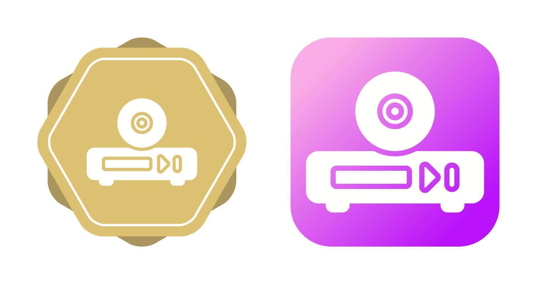 DVD Drive Vector Icon