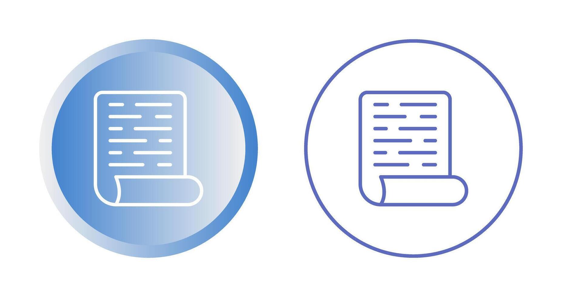 Page with Curl Vector Icon