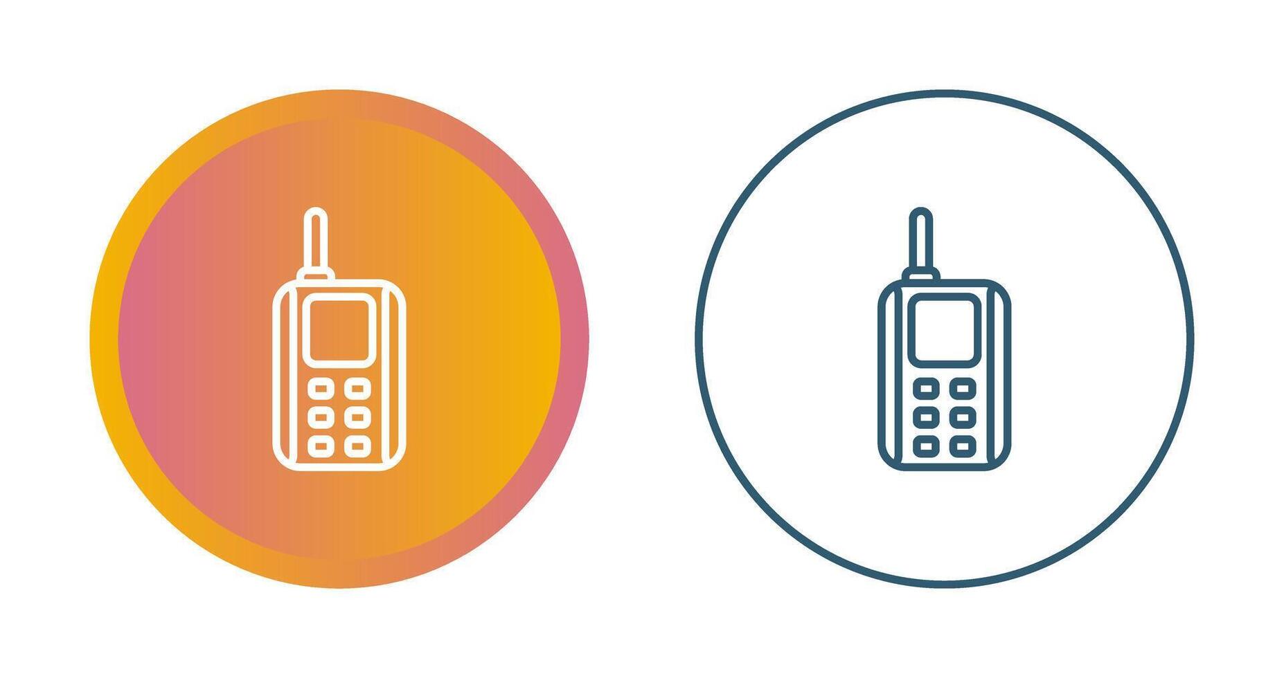 Walkie Talkie Vector Icon