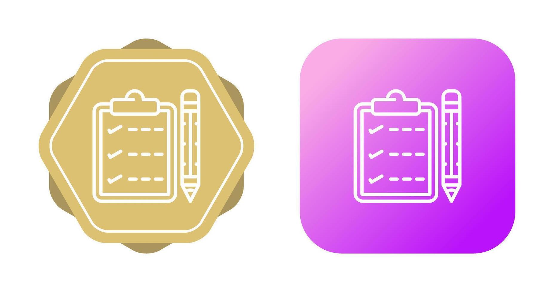 Writing pad Vector Icon