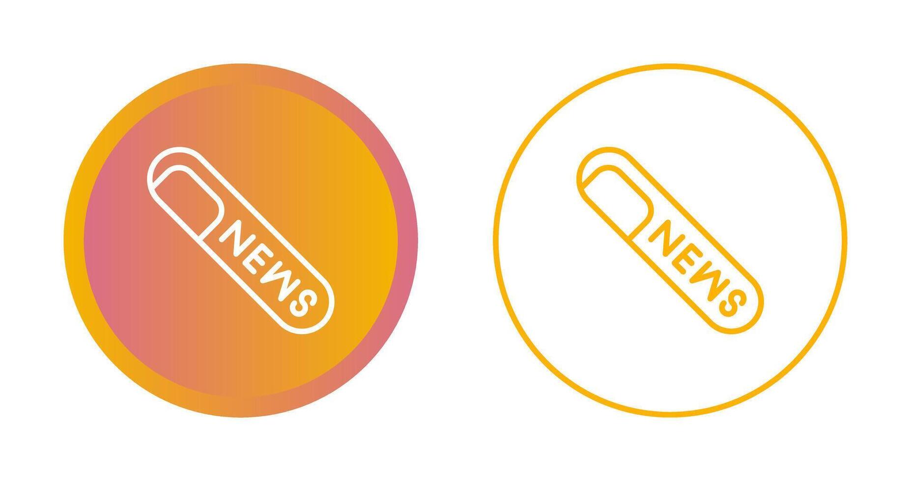 Rolled Up Newspaper Vector Icon
