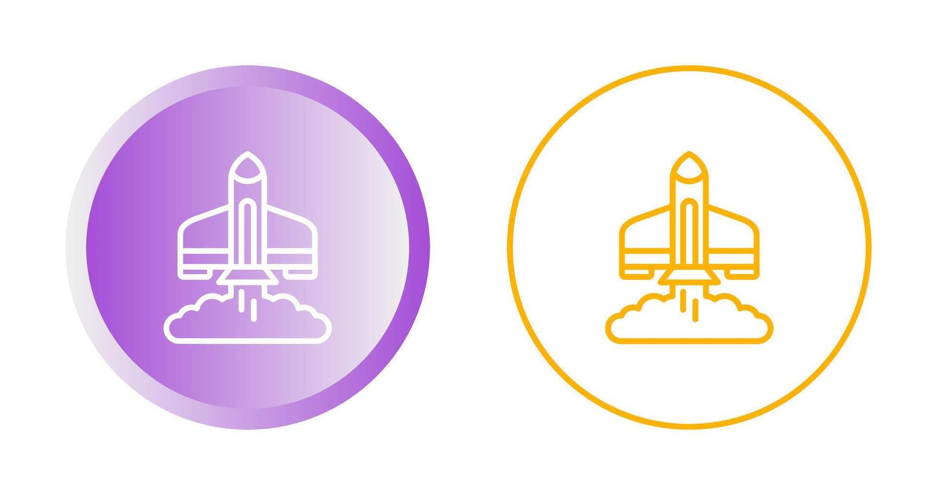 Rocket Launch Vector Icon