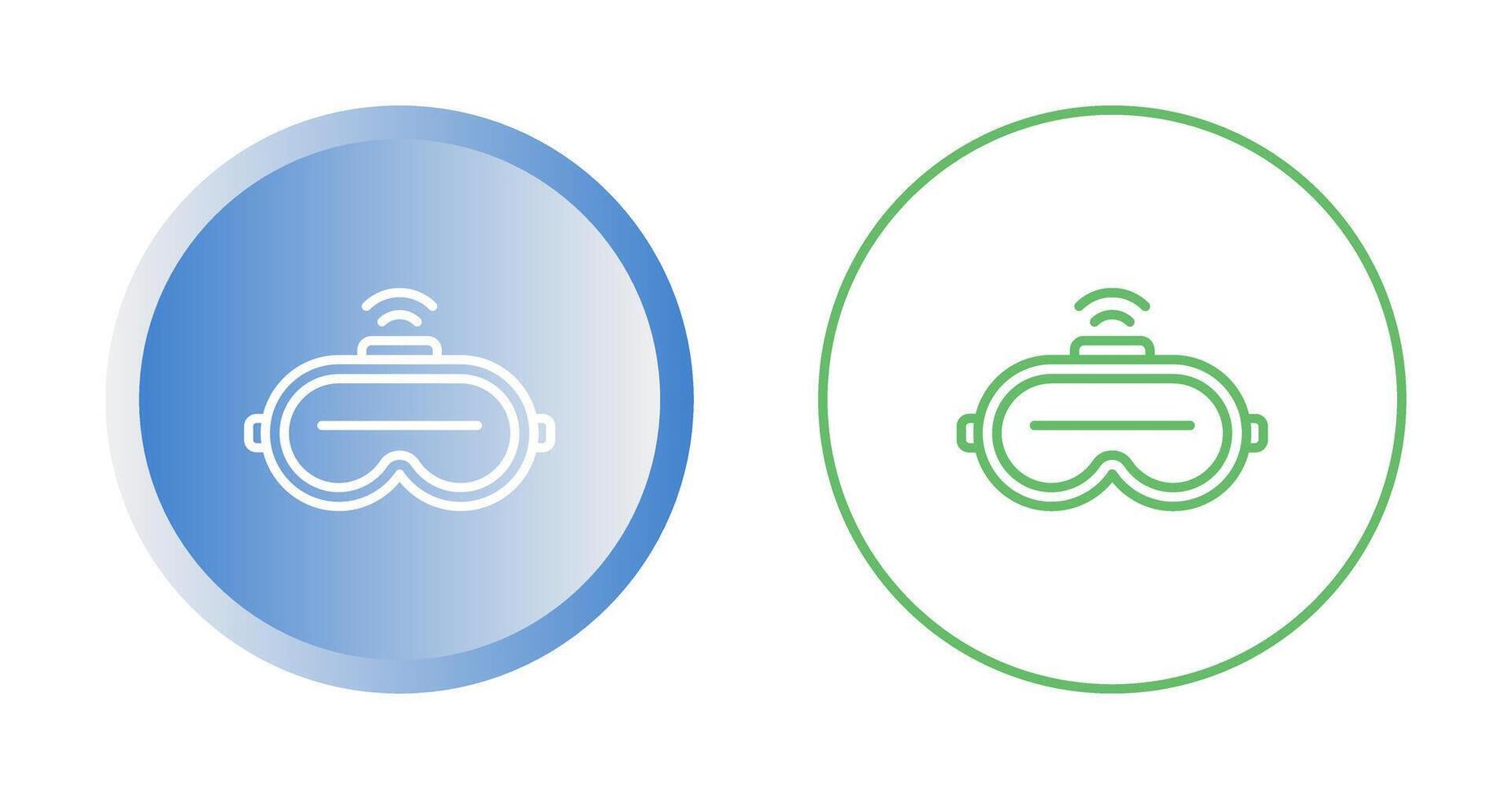 Augmented Reality Headset Vector Icon