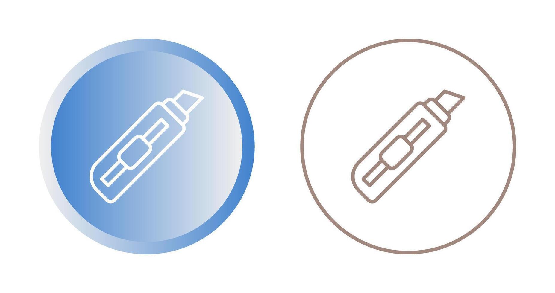 Utility knife Vector Icon