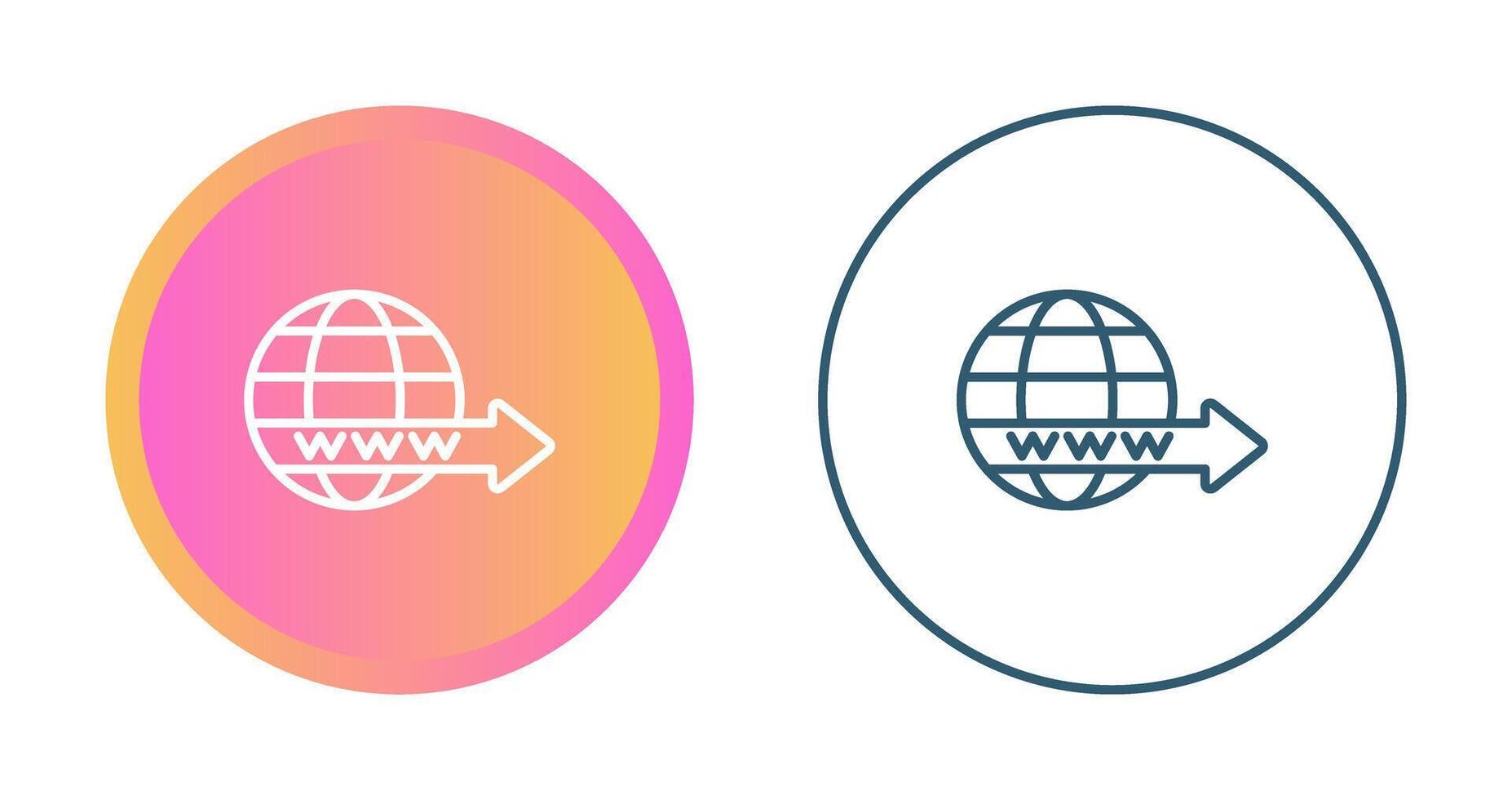 Domain Forwarding Vector Icon