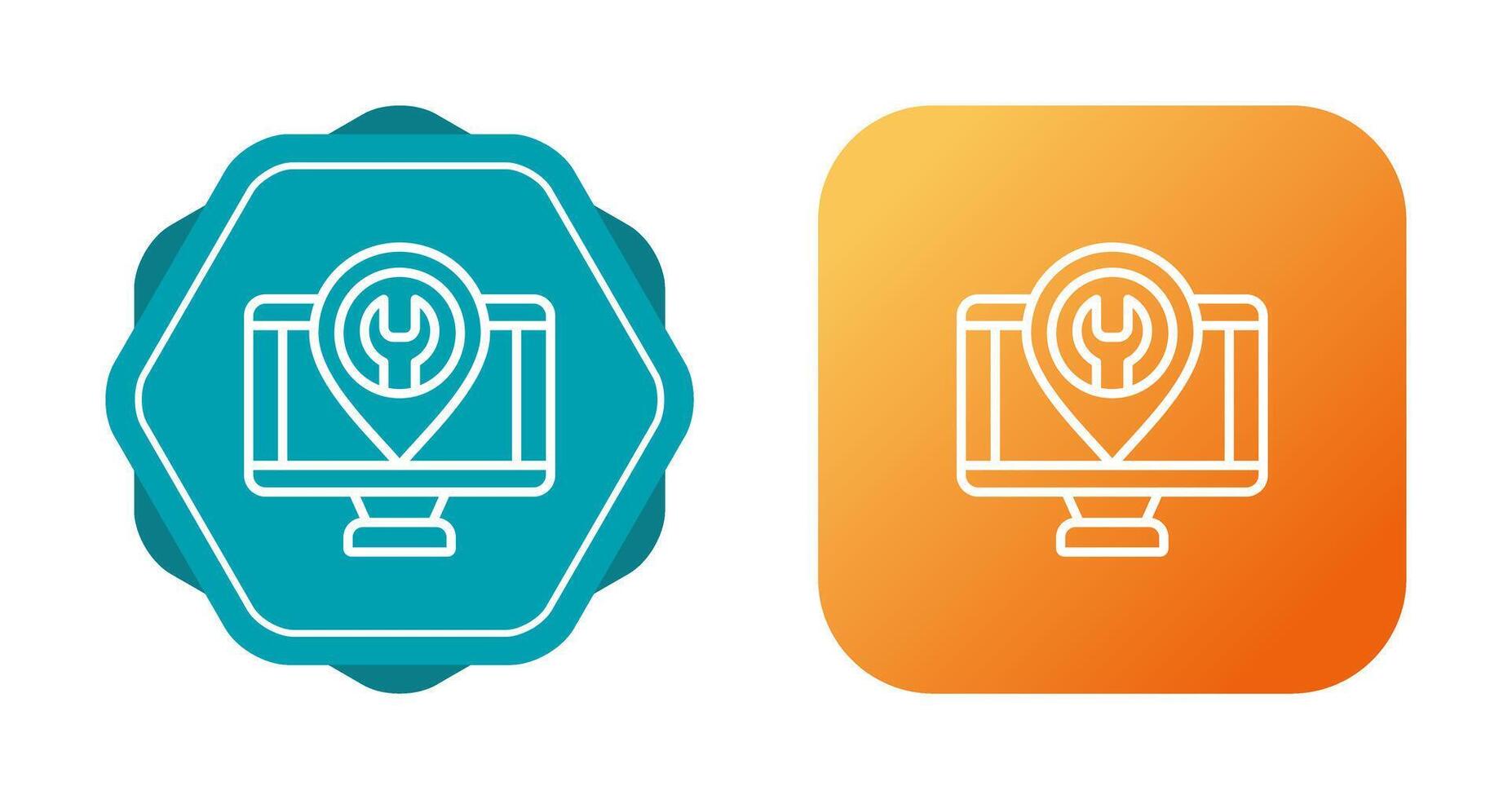 Computer Vector Icon