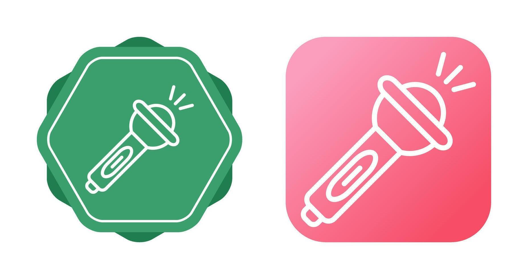 Flashlight Vector Icon