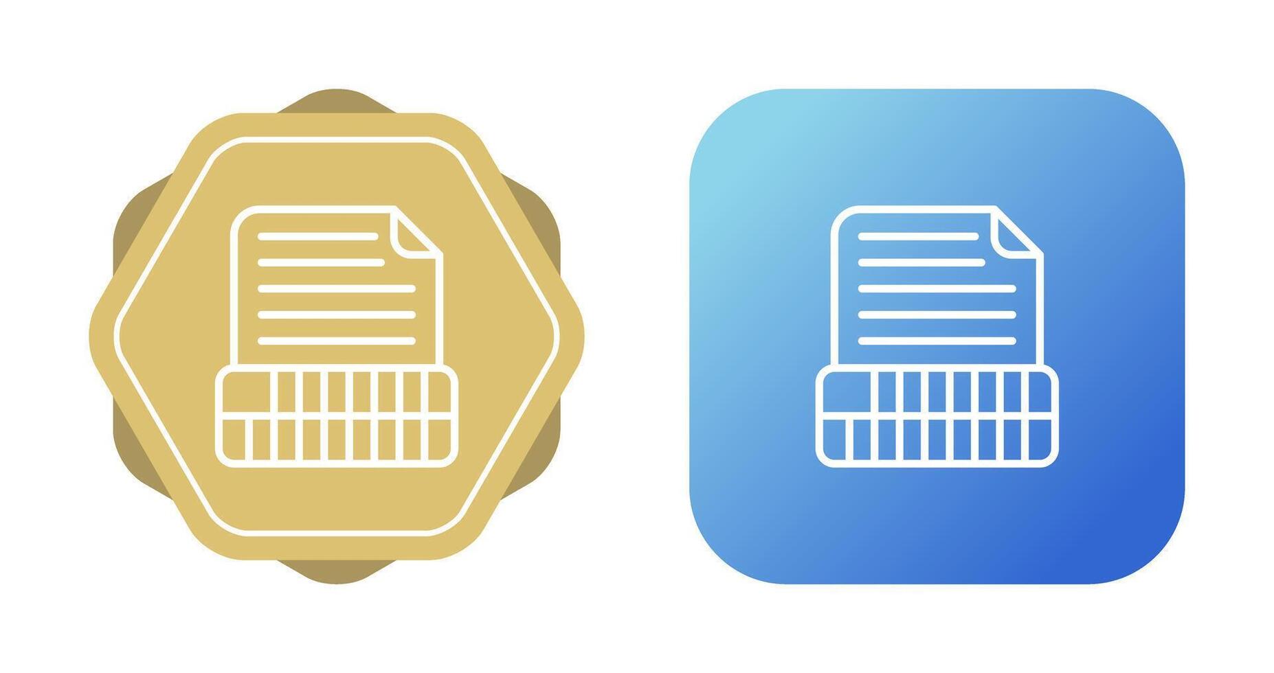 Document Insert Table Vector Icon