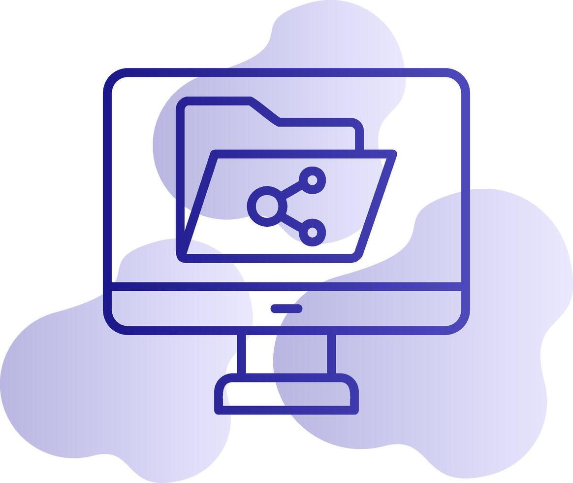 File Sharing Vector Icon