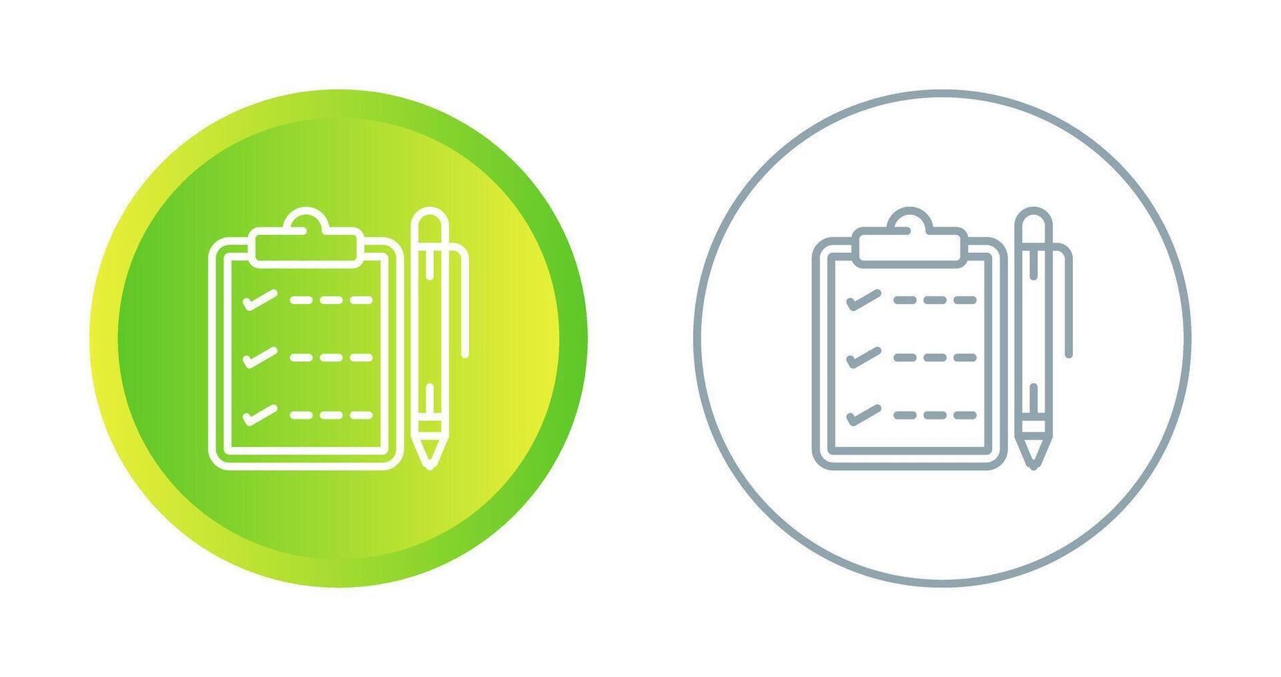 Notepad with pen Vector Icon