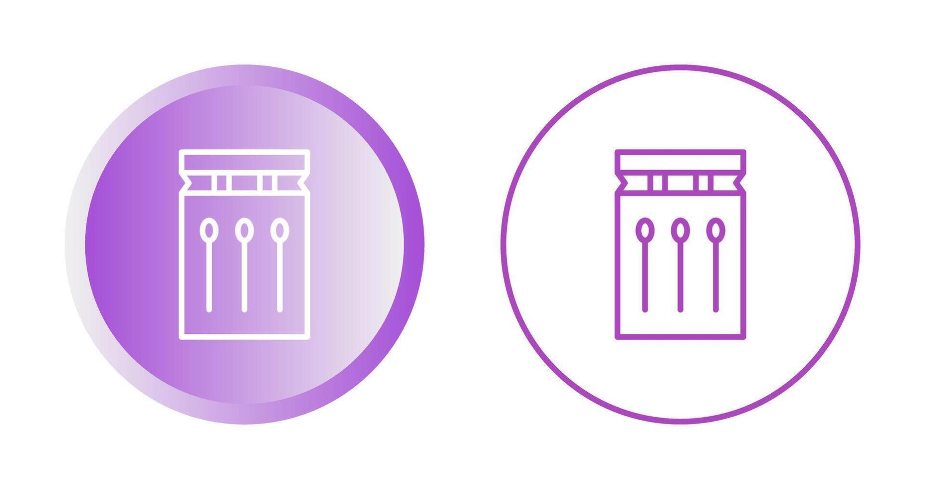 Waterproof matches Vector Icon