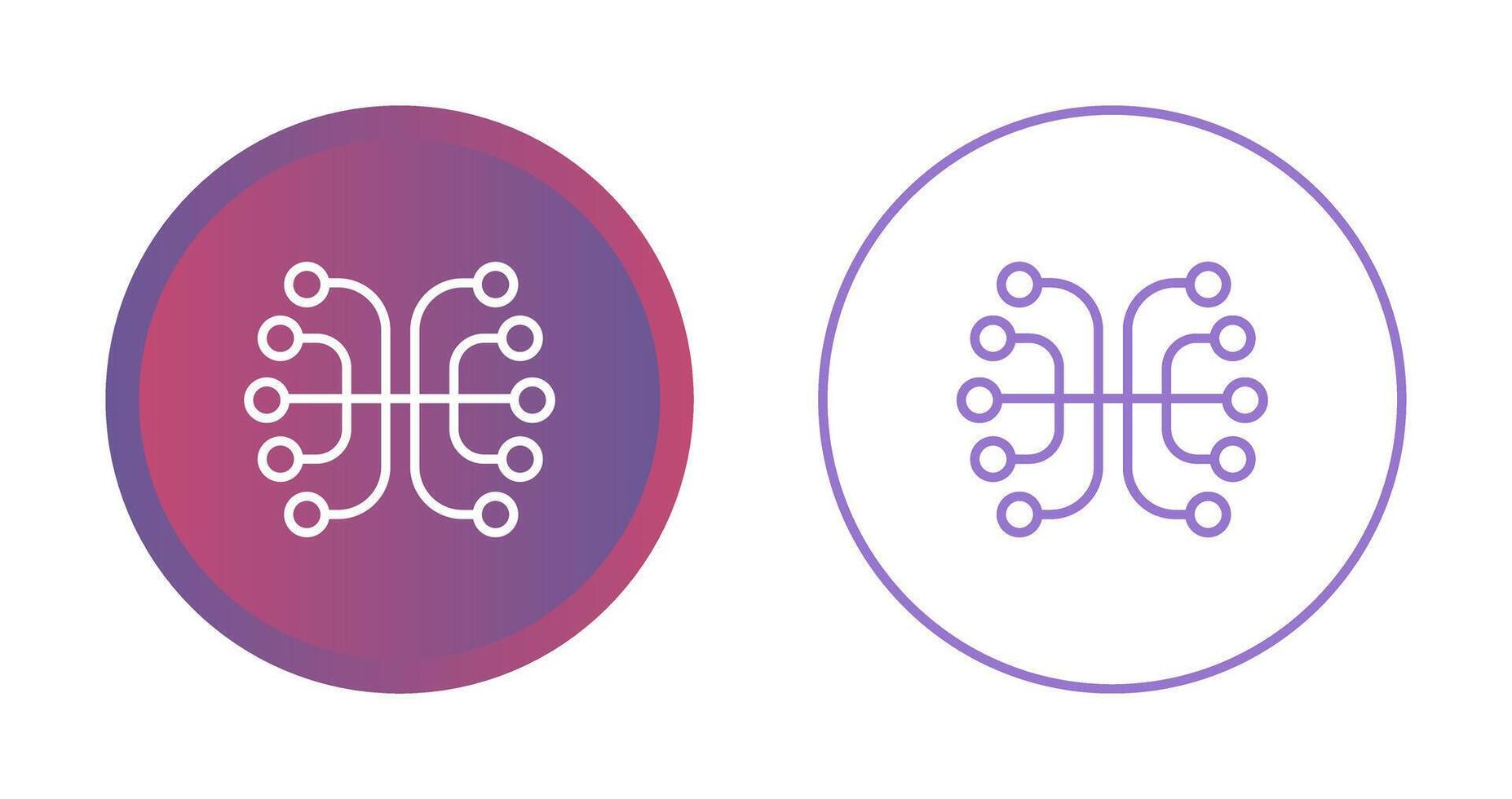 Neural Networks Vector Icon