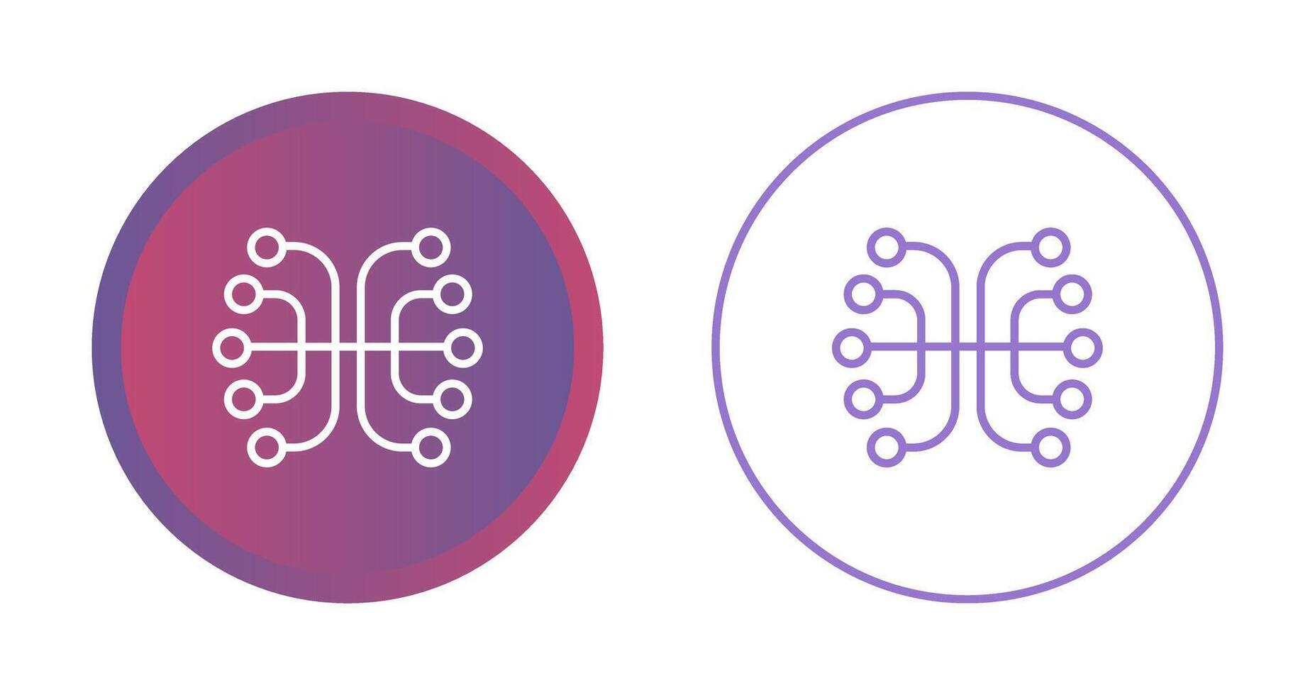 Neural Networks Vector Icon