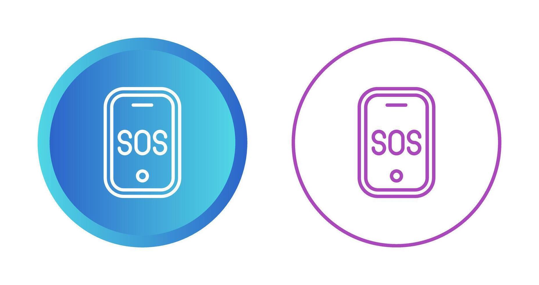 Emergency phone Vector Icon