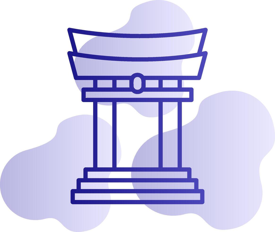 Torii Gate Vector Icon