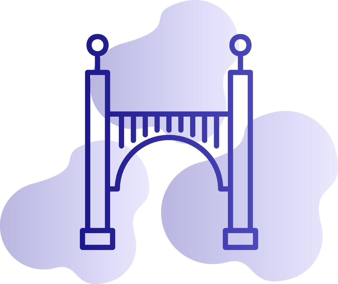 icono de vector de puente