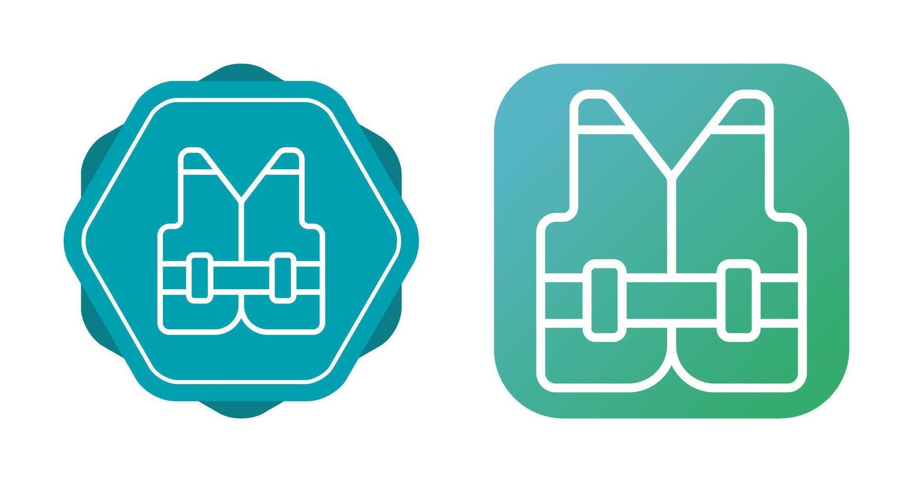 Reflective vest Vector Icon