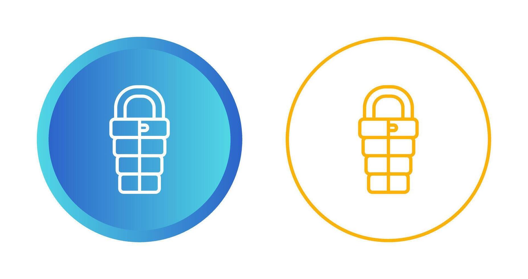 Sleeping bag Vector Icon