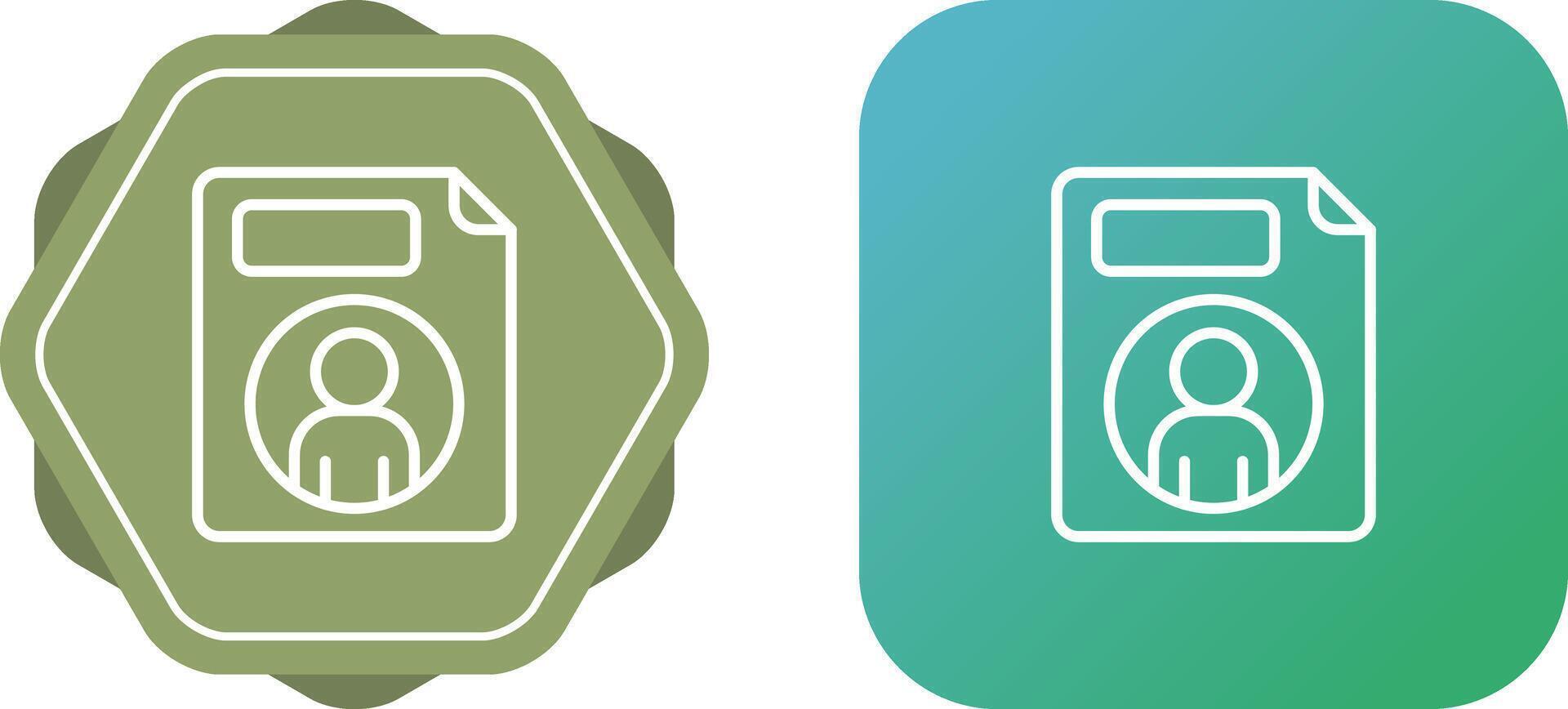 Personal File Vector Icon