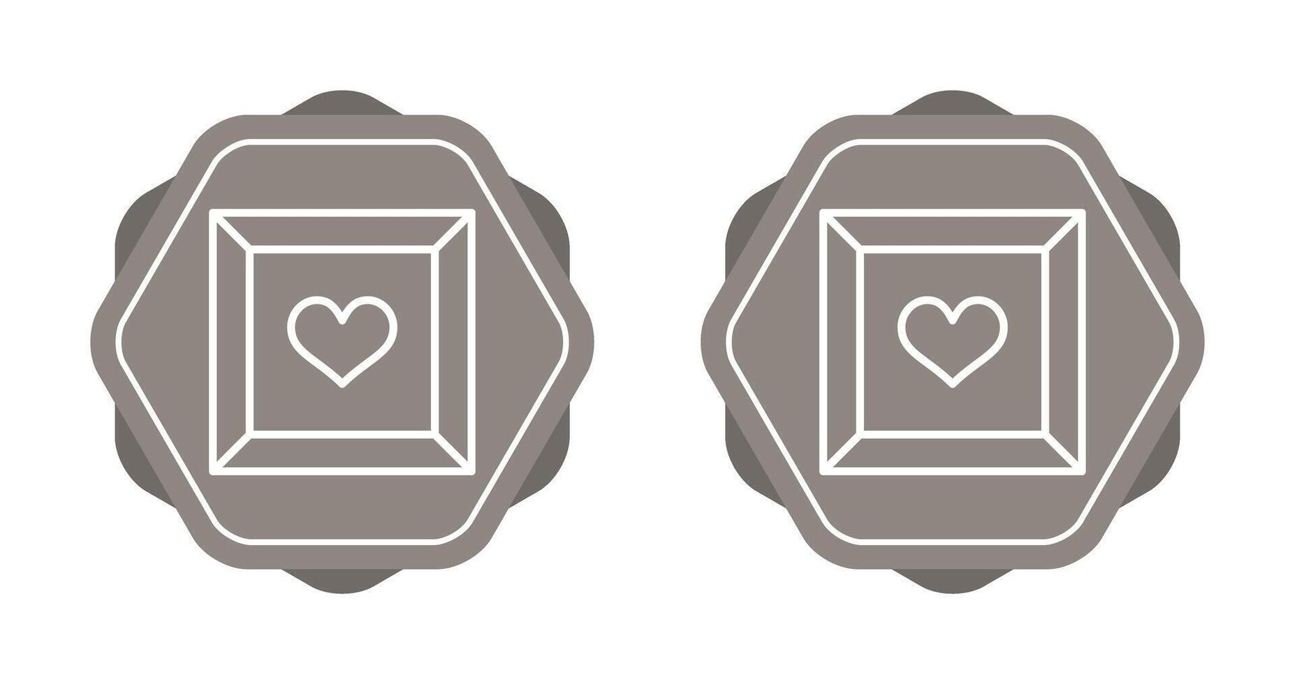 Romantic Jewelry Box Vector Icon