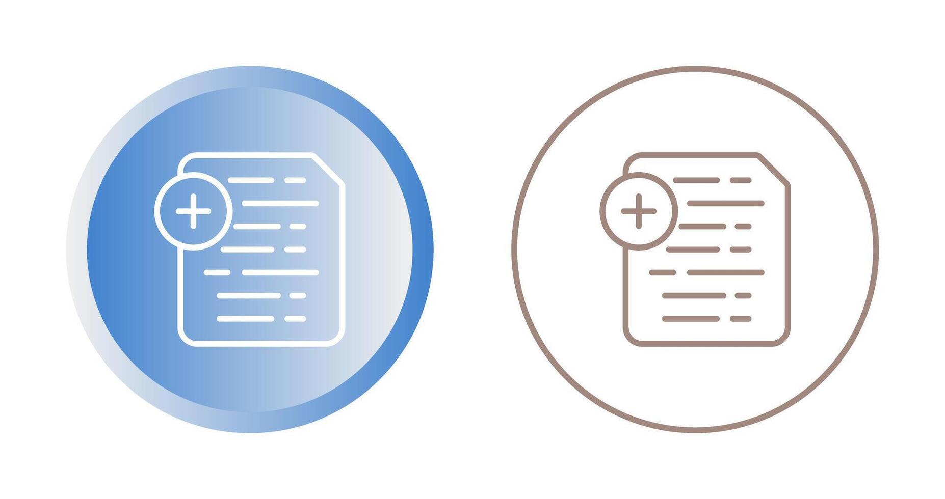 Document Insert Icon Vector Icon