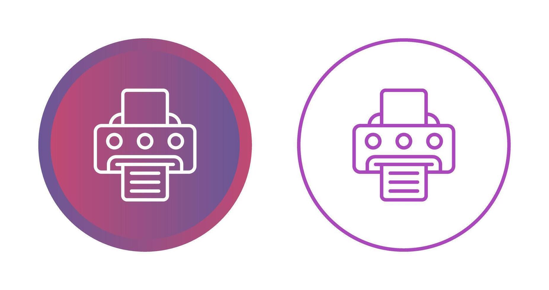 Document Print Vector Icon