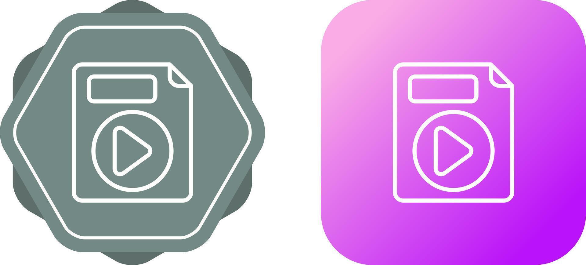 Video File Vector Icon