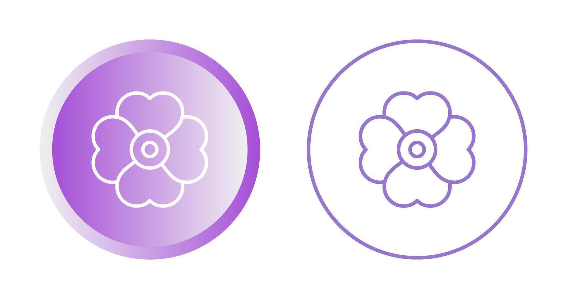 Cherry blossom Vector Icon