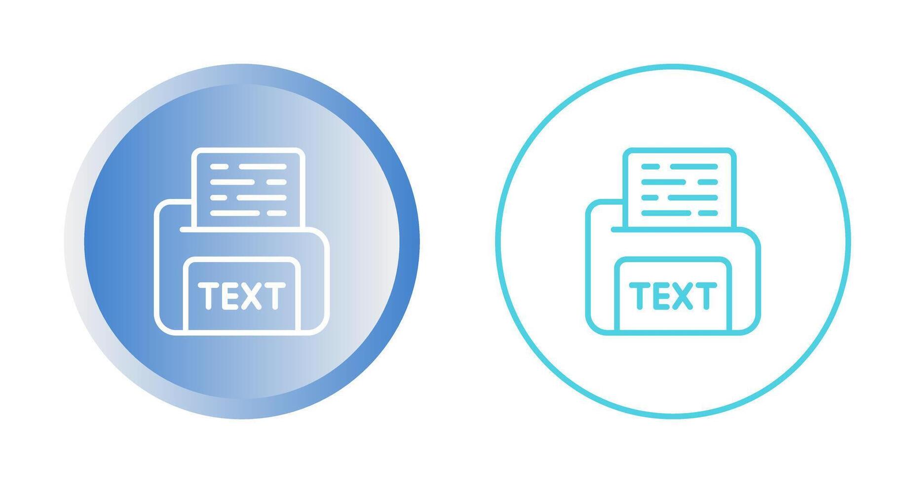 Text File Vector Icon