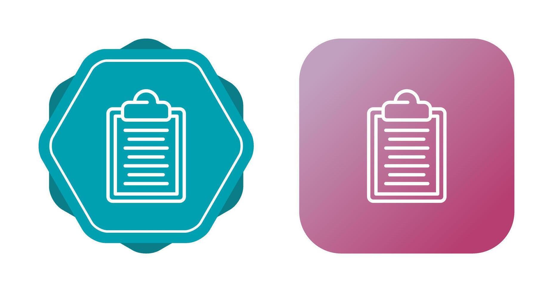 Clipboard Vector Icon