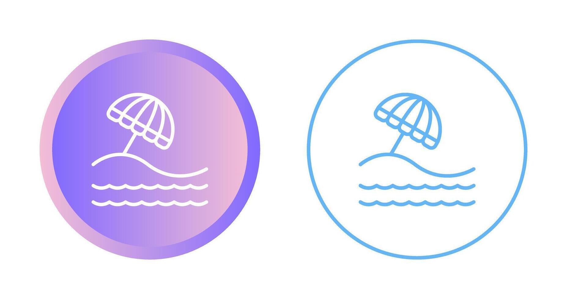 Beach Vector Icon