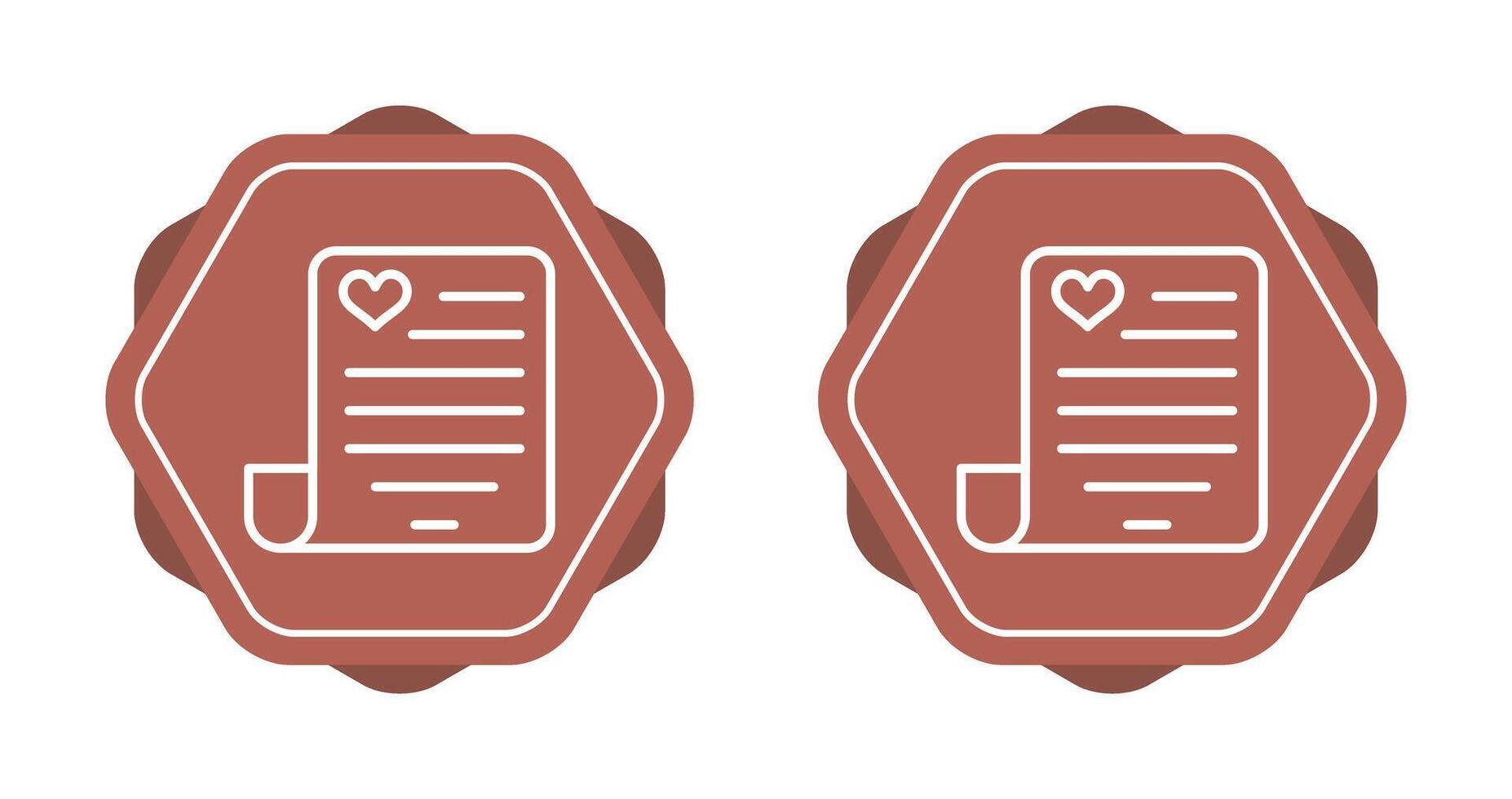 Love poem Vector Icon