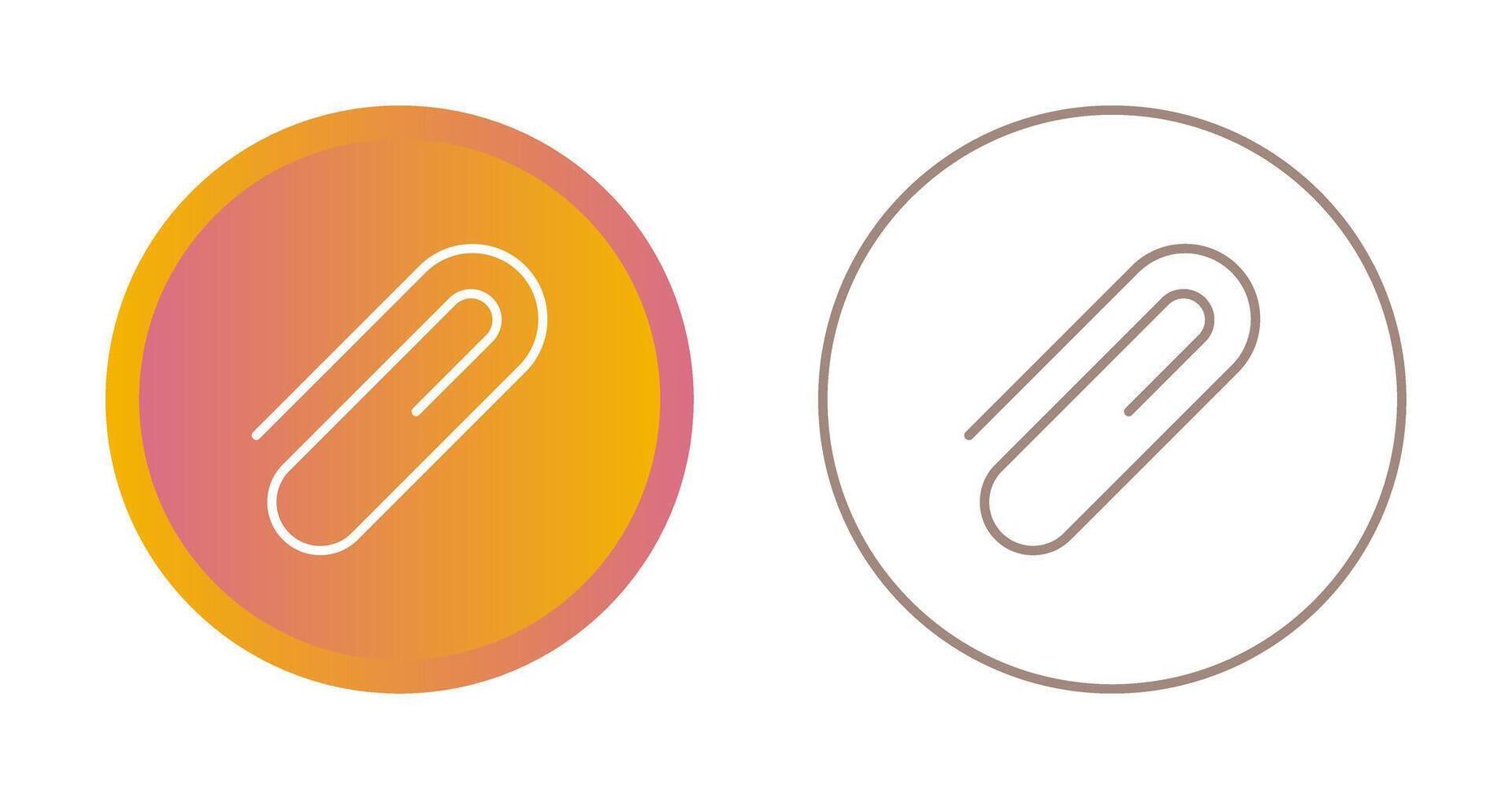 Paperclip Vector Icon