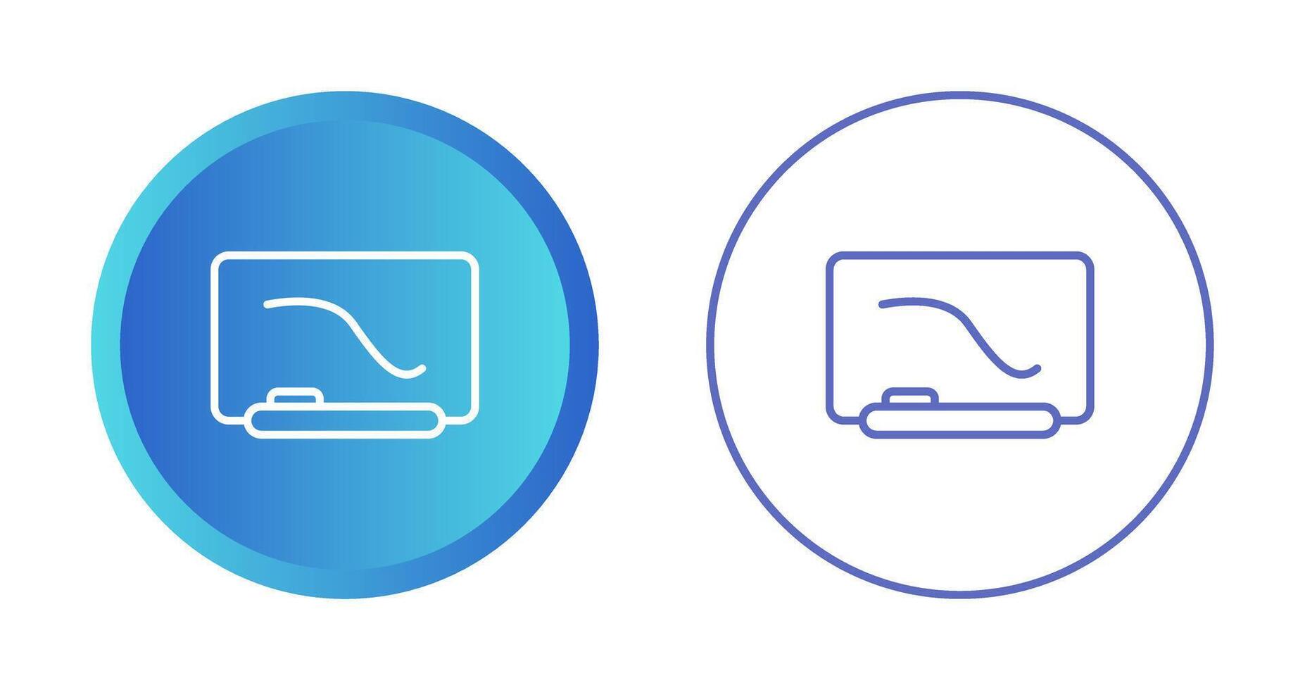 Interactive Whiteboard Vector Icon