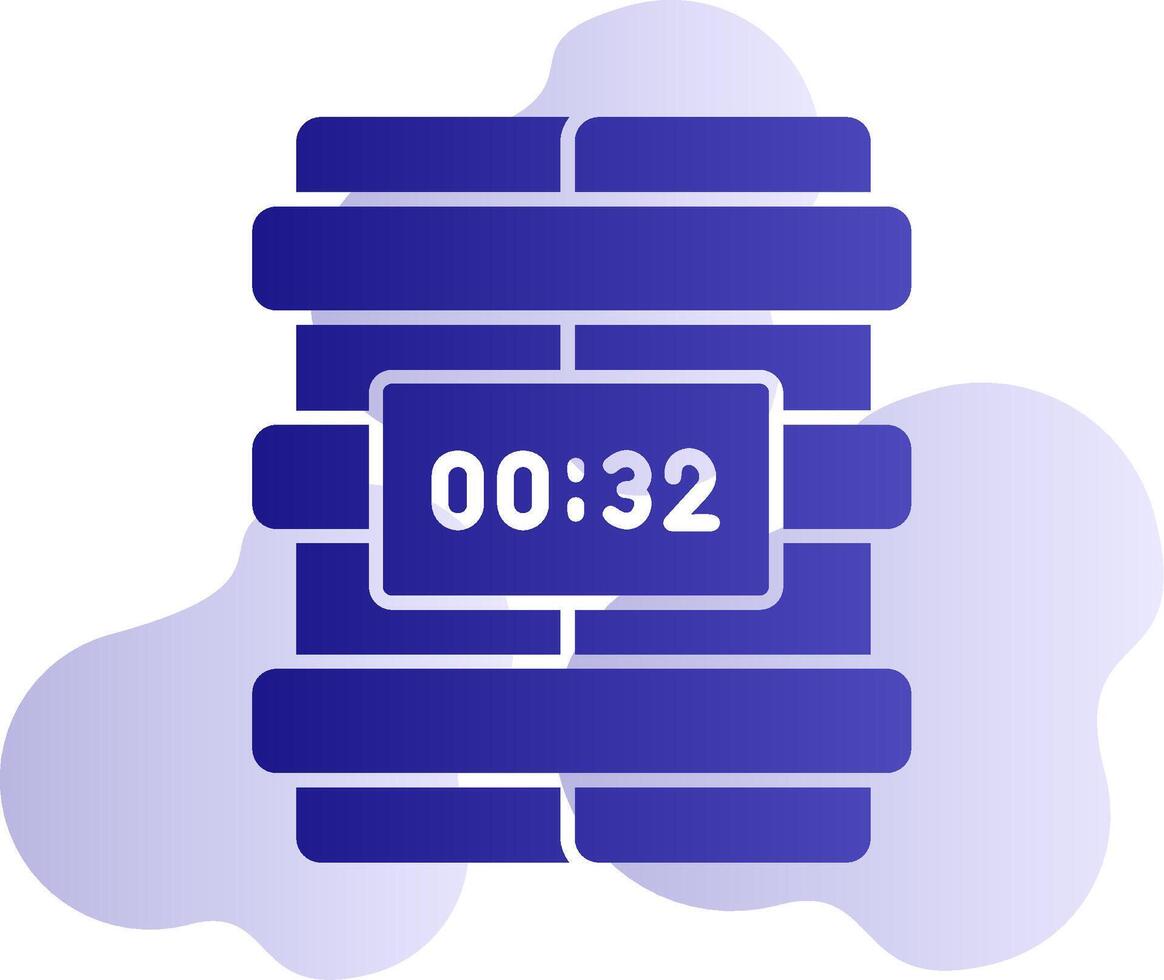 C4 Time Bomb Vector Icon