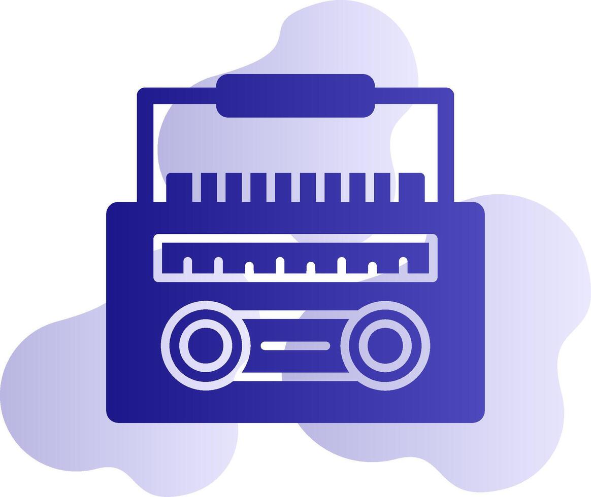 Radio Cassette Vector Icon