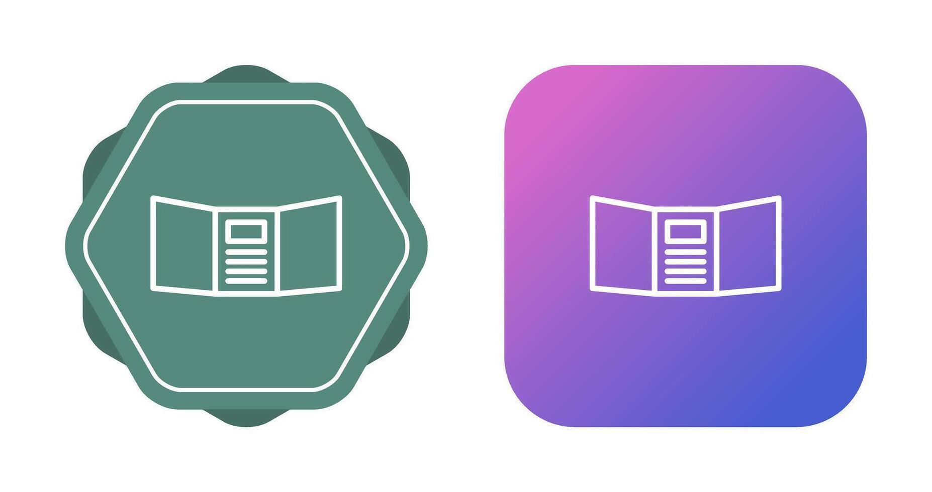 Triptych Vector Icon