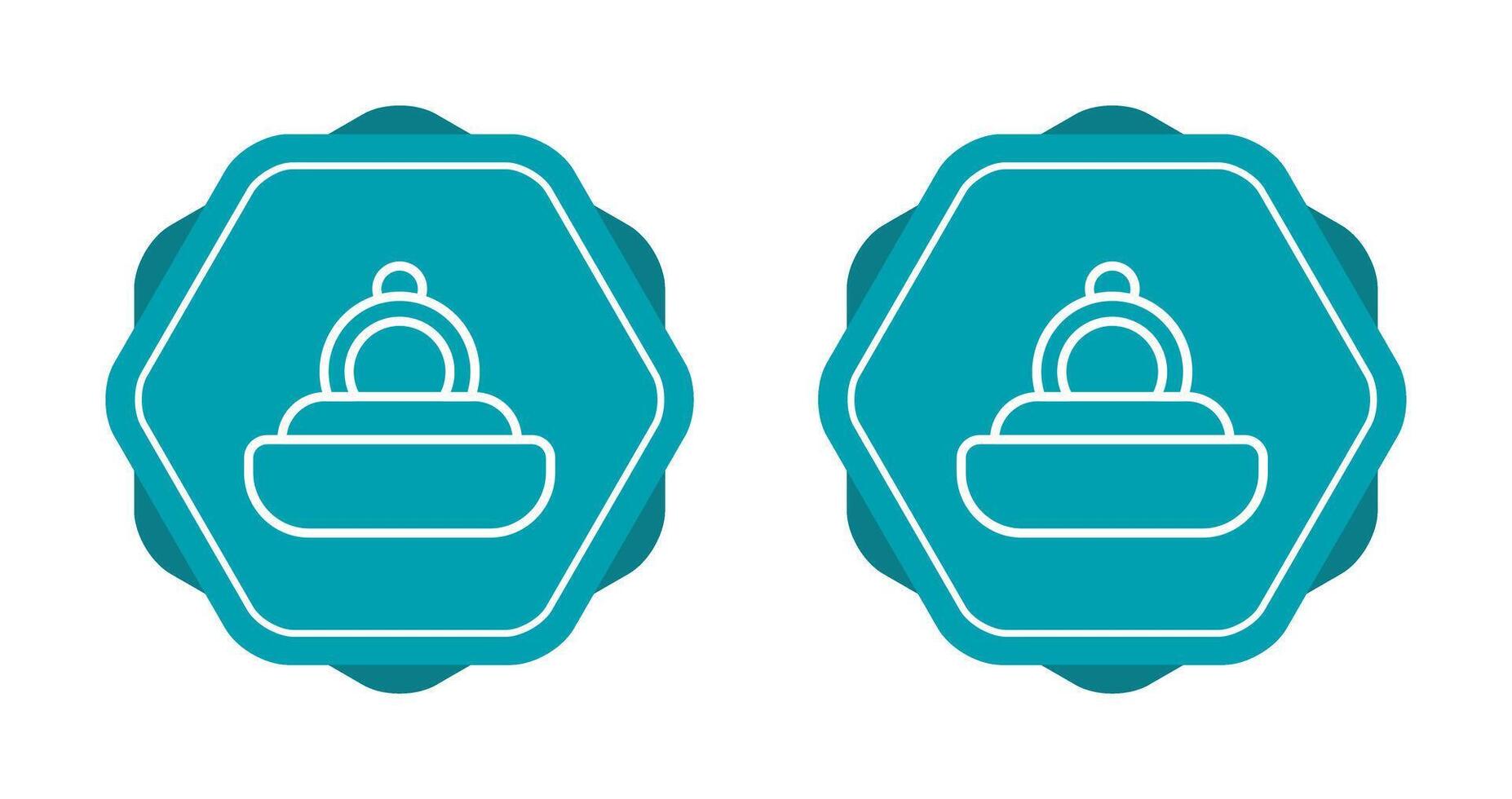 Engagement ring Vector Icon