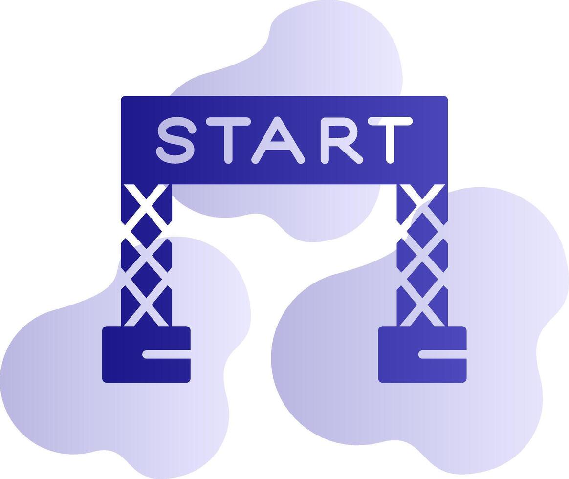 Start Line Vector Icon